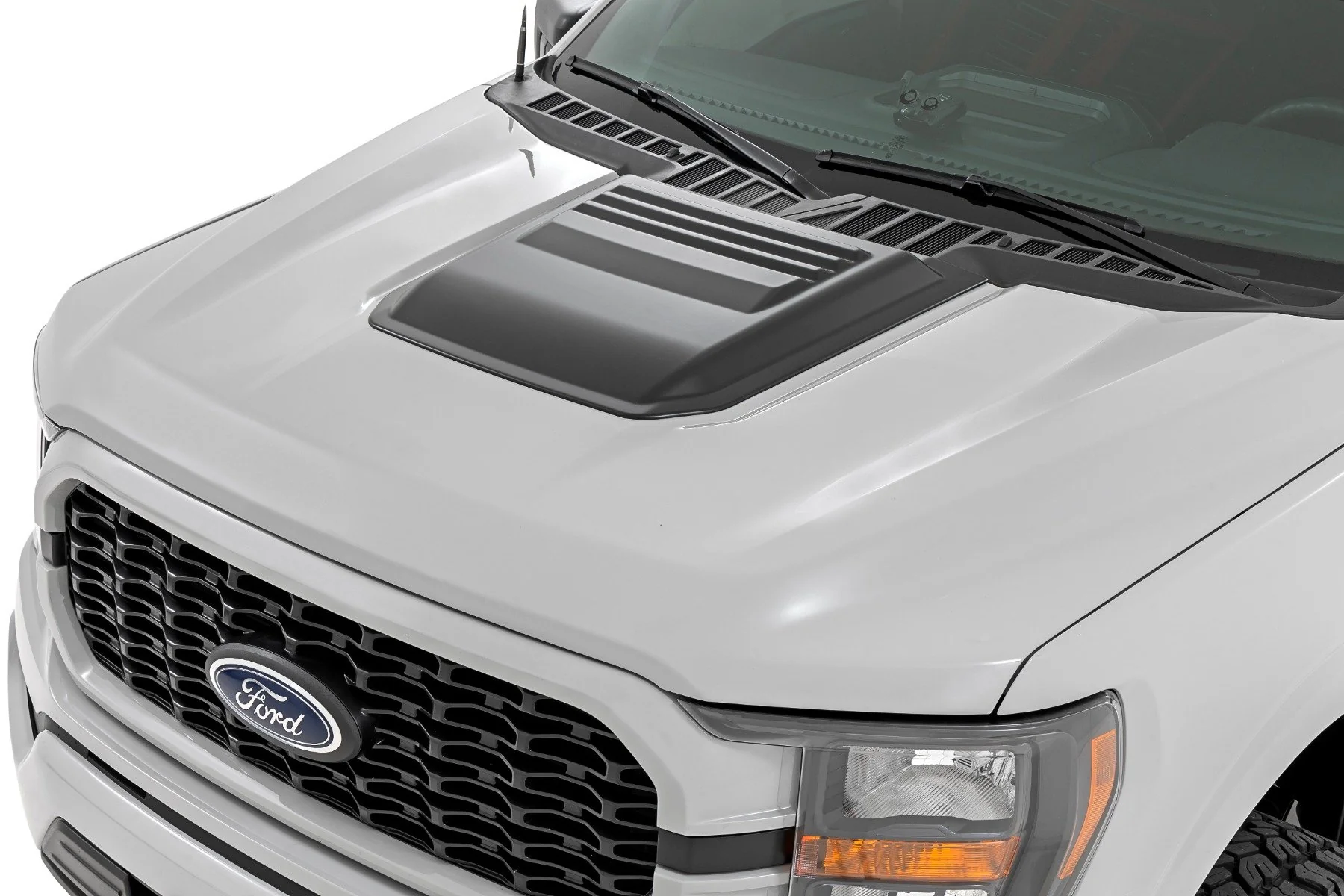 Rough Country Hood Scoop E7 Velocity Blue Ford F-150 21-24 HS30010-E7