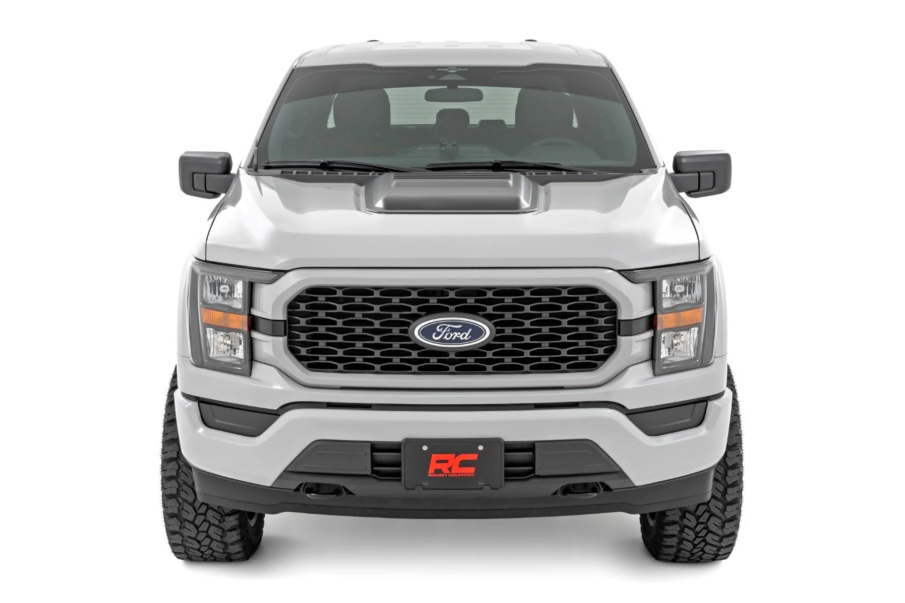 Rough Country Hood Scoop E7 Velocity Blue Ford F-150 21-24 HS30010-E7 - Image 2