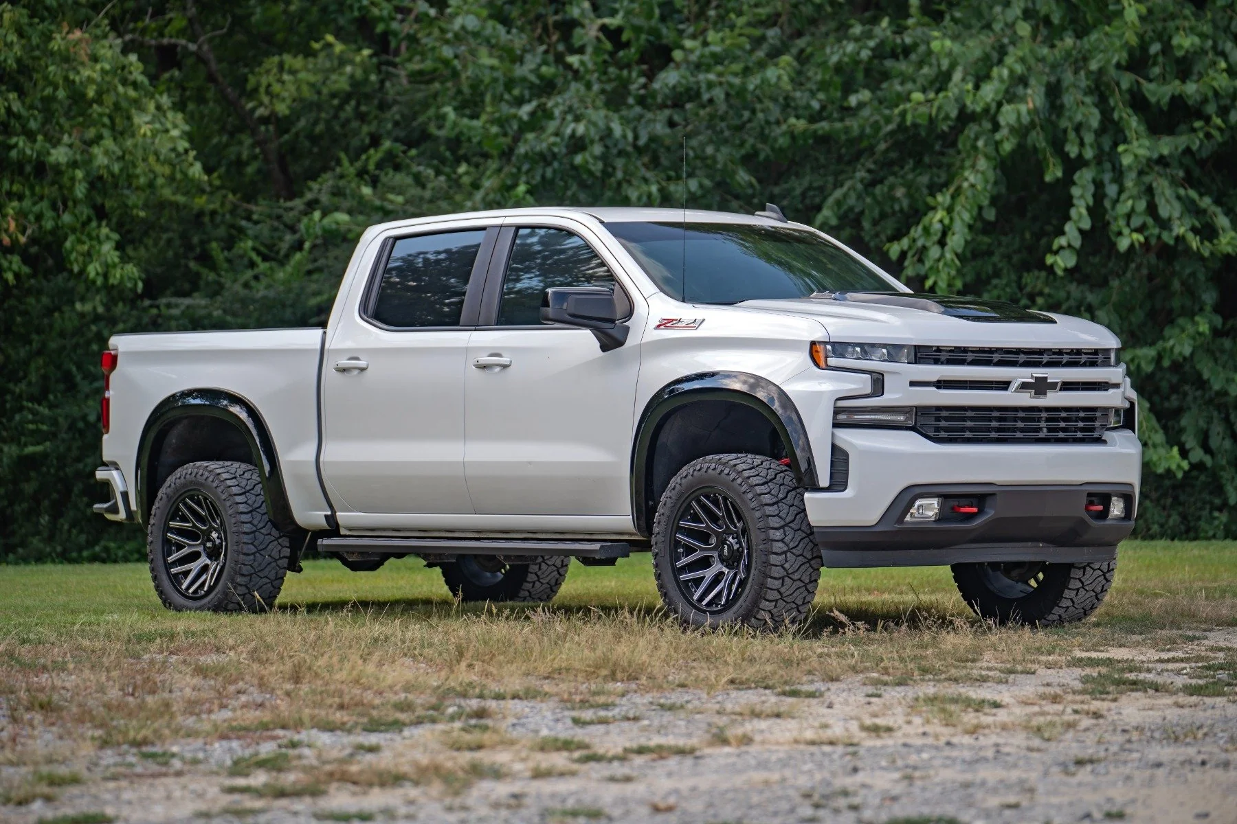 Rough Country Hood Scoop G9K Satin Steel 19-24 Silverado 1500 HS10010-G9K - Image 6