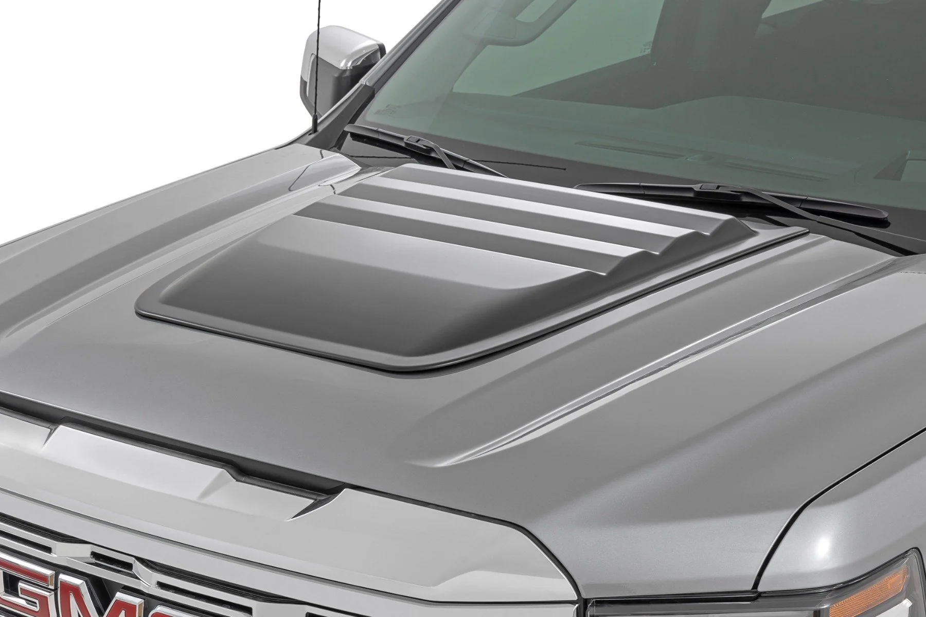 Rough Country Hood Scoop GAZ Summit White GMC Sierra 1500 19-24 HS40010-GAZ
