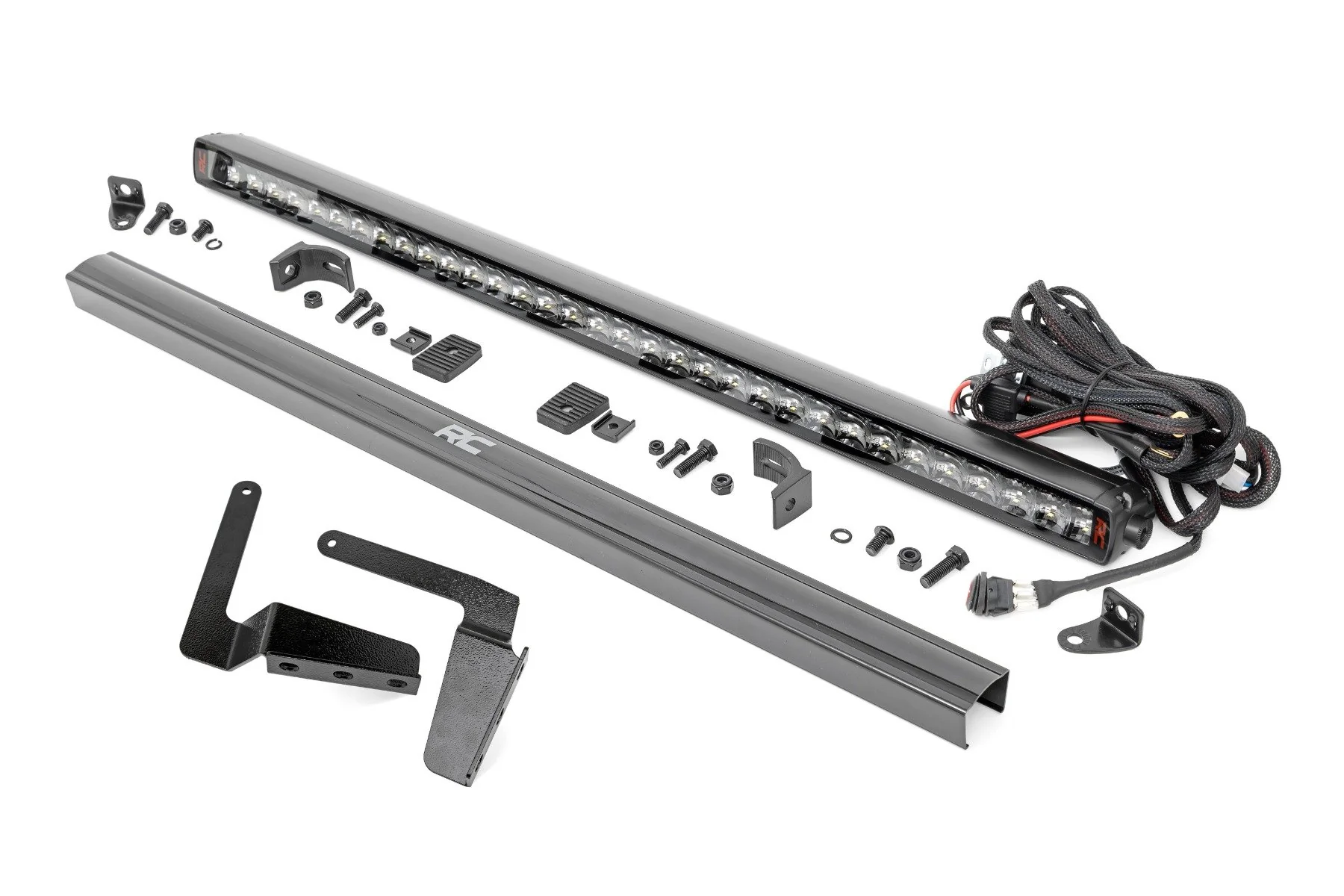 Rough Country LED Bumper Mnt 30" Spectrum Single Row Toyota Tundra 14-21 80657