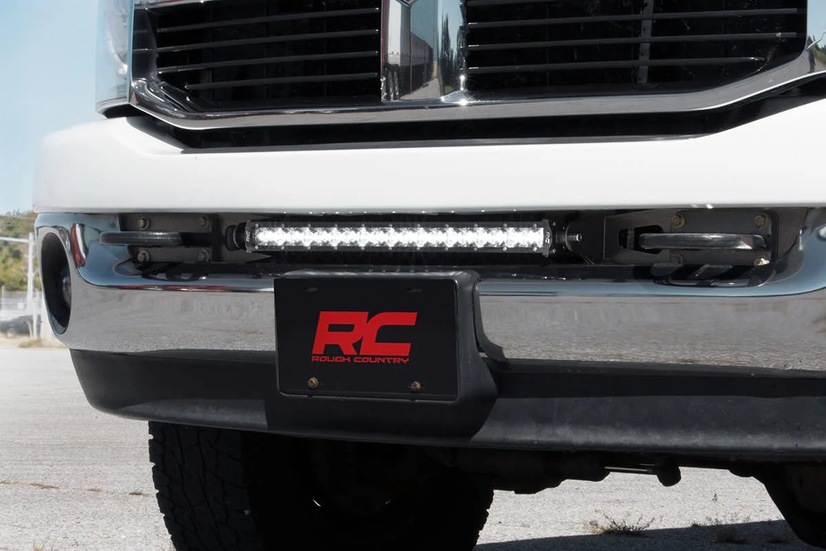 Rough Country LED Bumper Mount 20" Spectrum Single Row Ram 2500/3500 10-18 80568 - Image 2