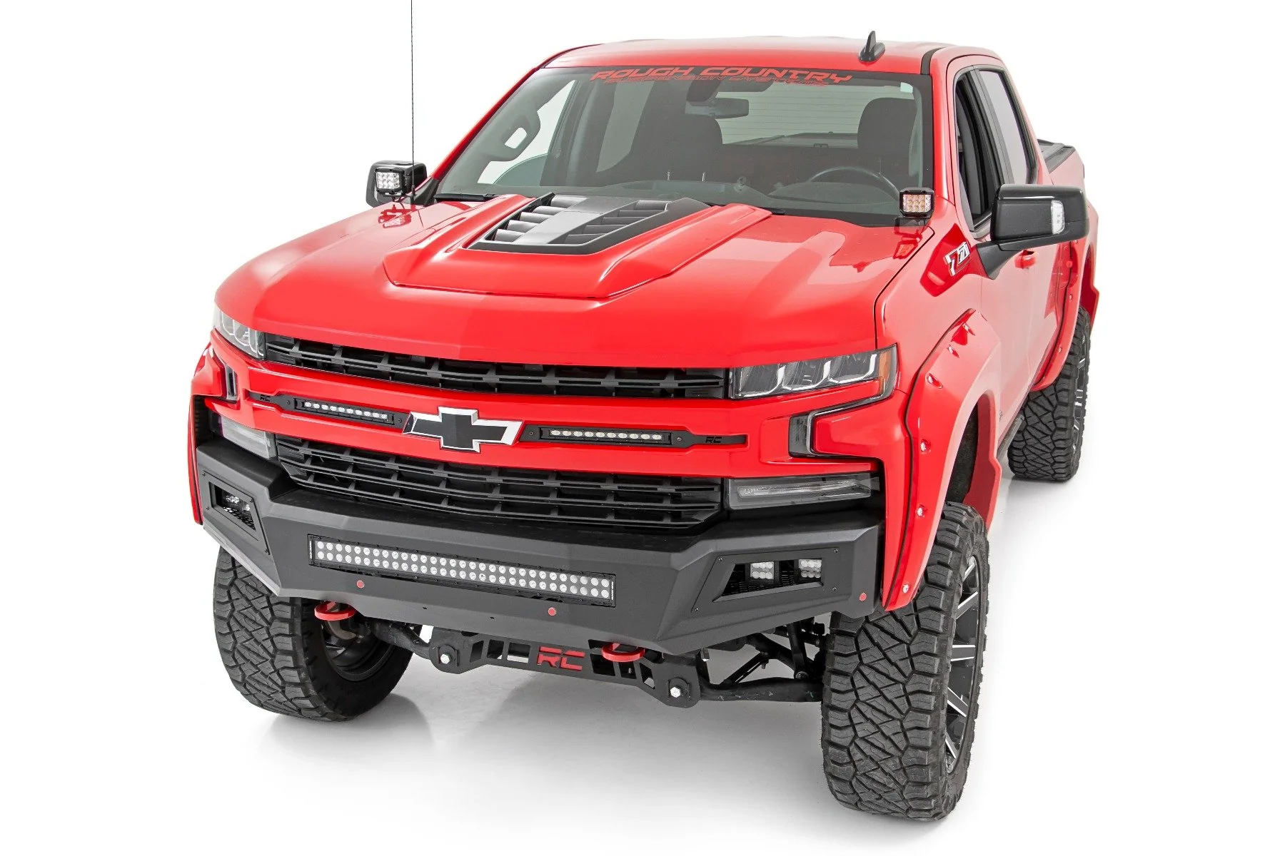 Rough Country LED Ditch Mount 2" Spectrum Pair Spot Chevy Silverado 1500 19-23 80841 - Image 4