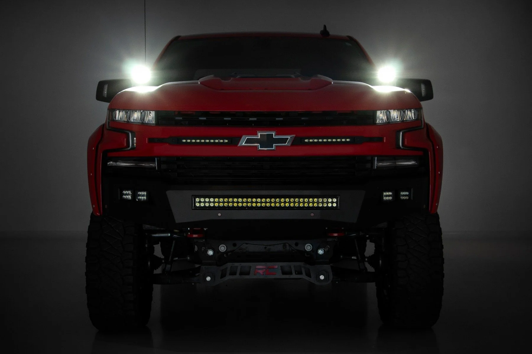 Rough Country LED Ditch Mount 2" Spectrum Pair Spot Chevy Silverado 1500 19-23 80841 - Image 6