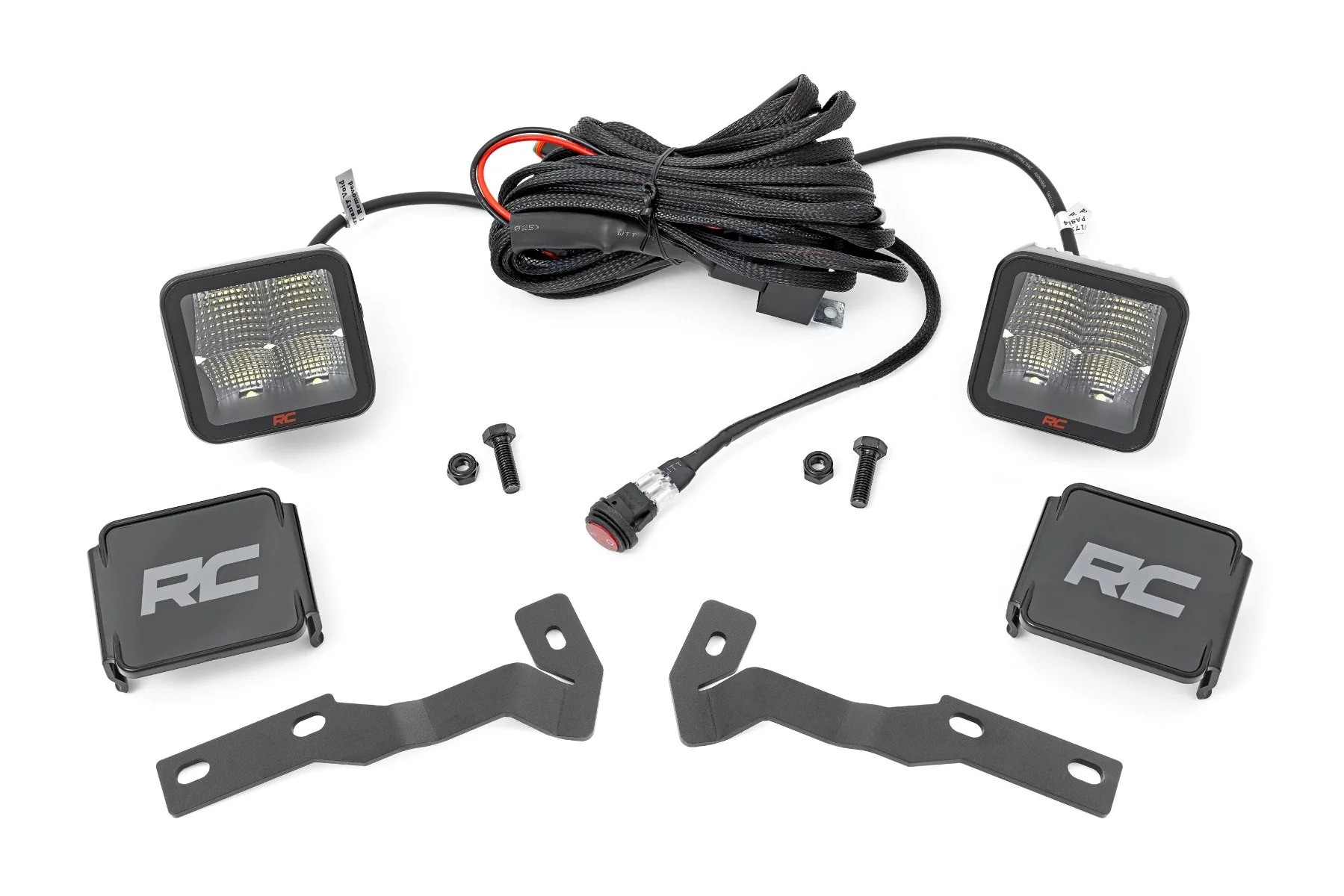 Rough Country LED Ditch Mount 2" Spectrum PR Spot Toyota Tacoma 16-23 81080