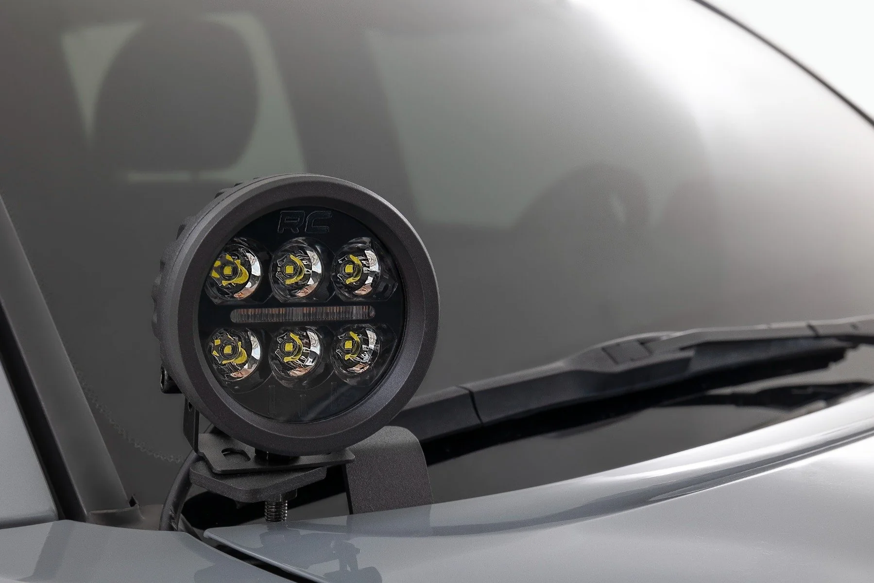 Rough Country LED Ditch Mount 2" Spectrum PR Spot Toyota Tacoma 16-23 81080 - Image 2