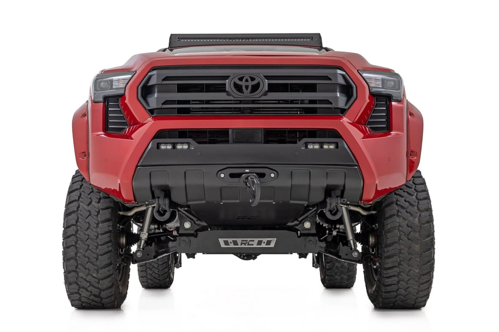 Rough Country LED Fog Lights 3x1.75" Black Series Slim for Toyota Tacoma 24-26 72119 - Image 3