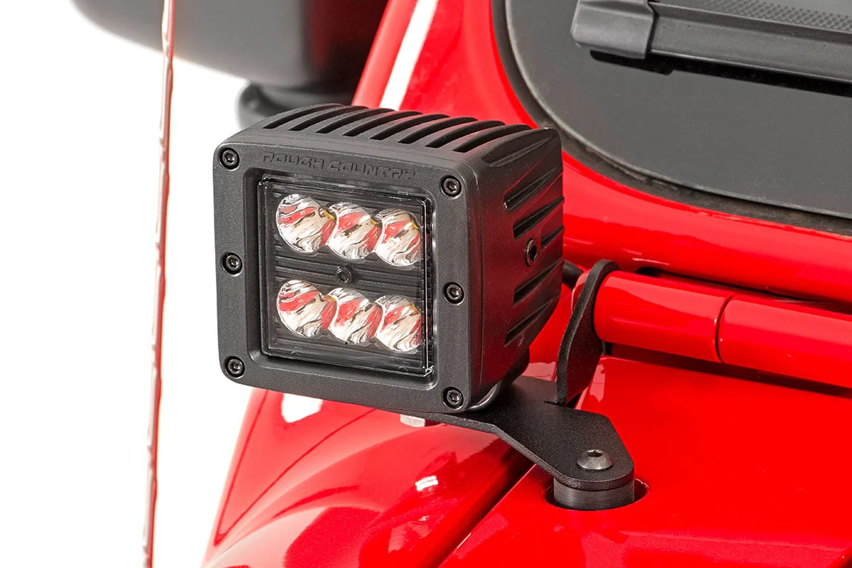 Rough Country LED Hinge Mnt 2" Spectrum Jeep Gladiator/Wrangler JL/4xe 18-23 80052 - Image 2