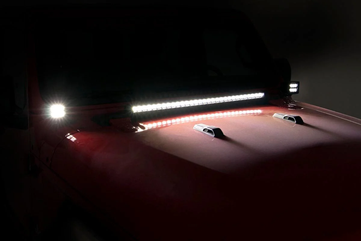 Rough Country LED Hinge Mnt 2" Spectrum Jeep Gladiator/Wrangler JL/4xe 18-23 80052 - Image 4