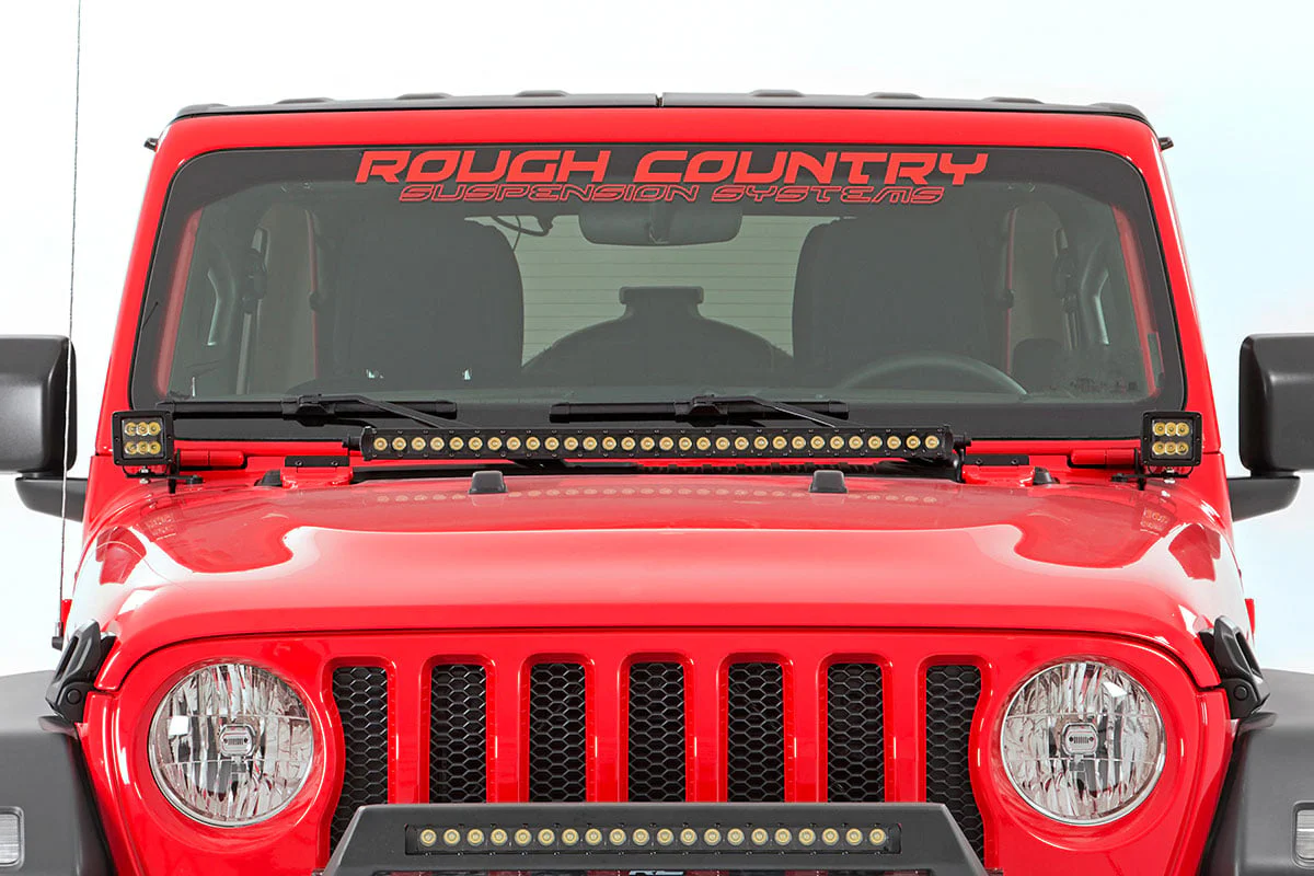 Rough Country LED Hinge Mnt 2" Spectrum Jeep Gladiator/Wrangler JL/4xe 18-23 80052 - Image 5