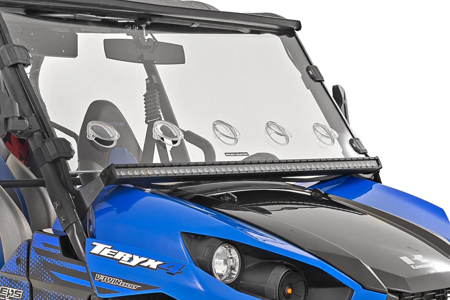 Rough Country LED Kit Cage Mount 50" Spectrum Single Row Kawasaki Teryx 94017 - Image 2