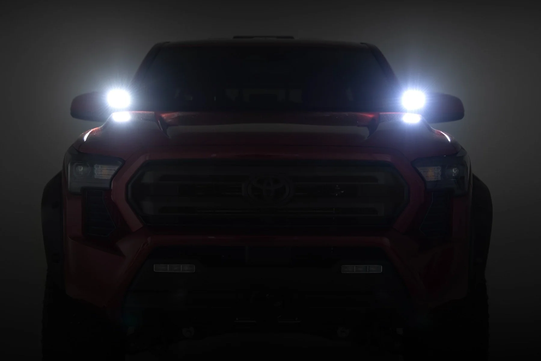 Rough Country LED Kit Ditch Mount 2" Black Pair Flood Toyota Tacoma 2024 72102 - Image 5