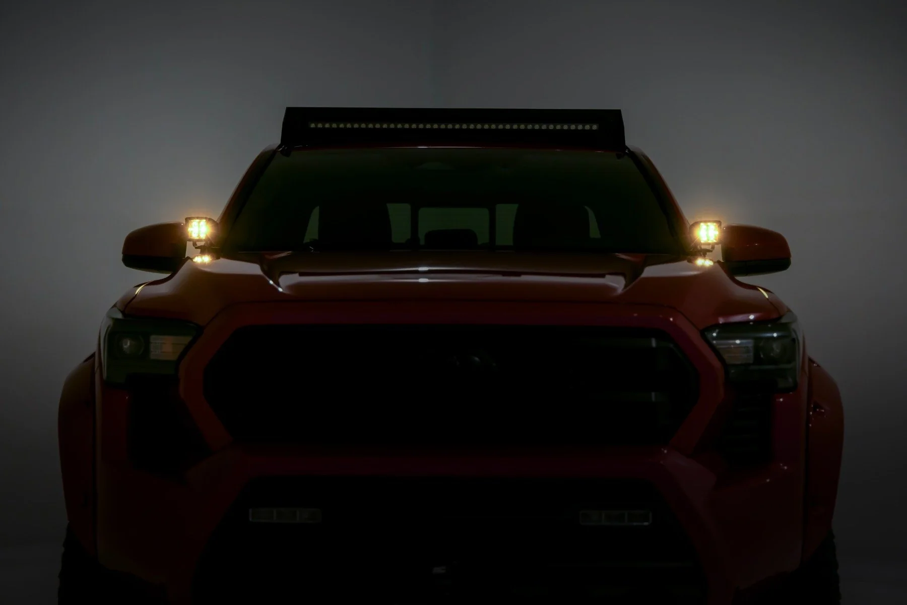 Rough Country LED Kit Ditch Mount Black Series 3.5" Amber DRL Tacoma 2024 72106 - Image 6