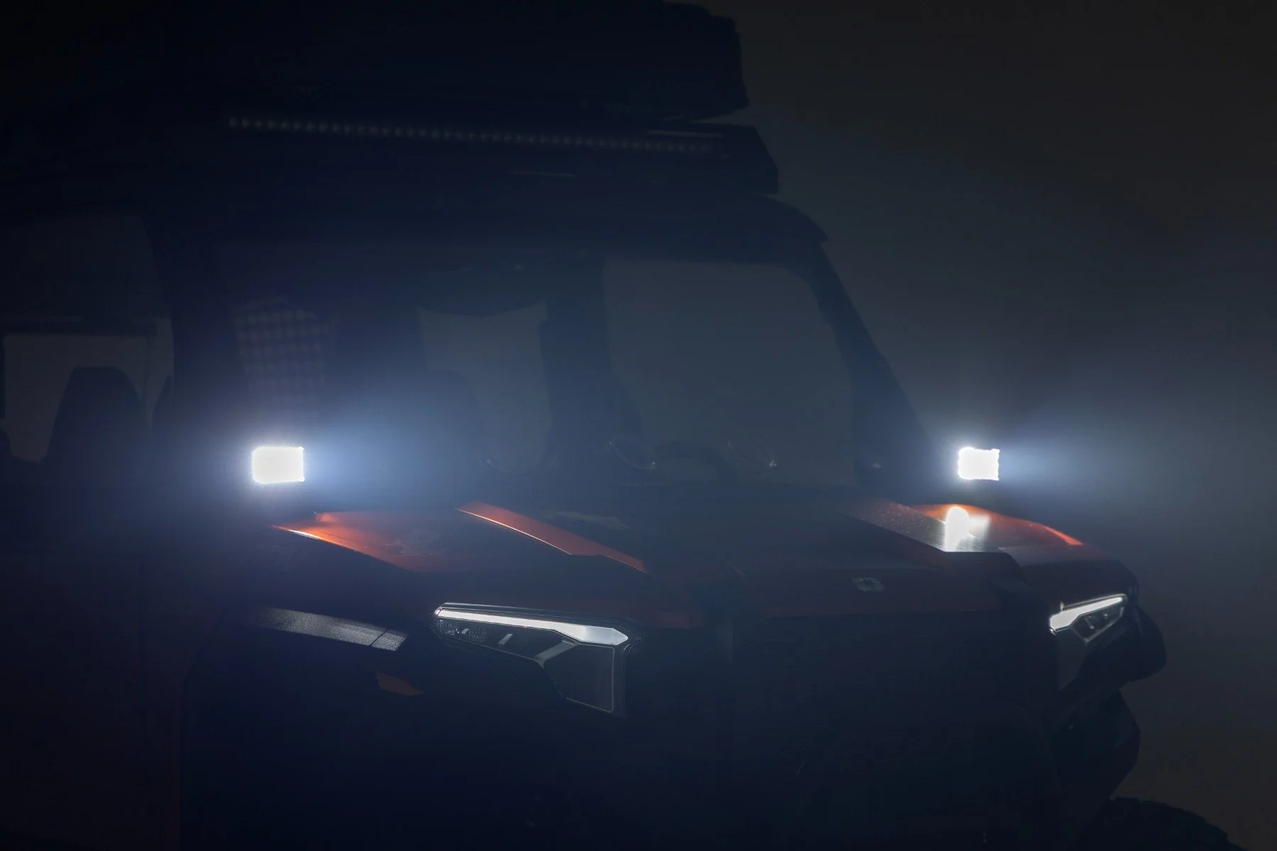 Rough Country LED Kit FRT Mount 2" Black Pair White DRL Polaris XPEDITION ADV 5 93302 - Image 6