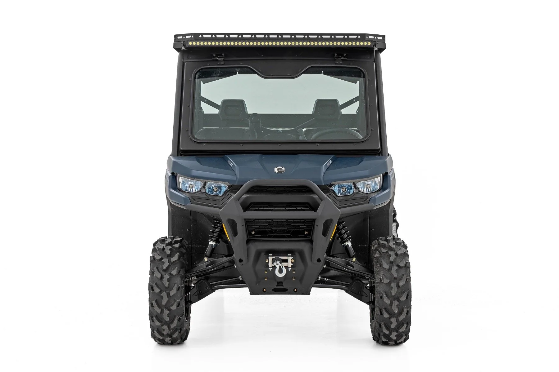 Rough Country LED Light | Deck Roof | 50" Blk Single Row | Can-Am Defender MAX HD10 97096 - Image 3