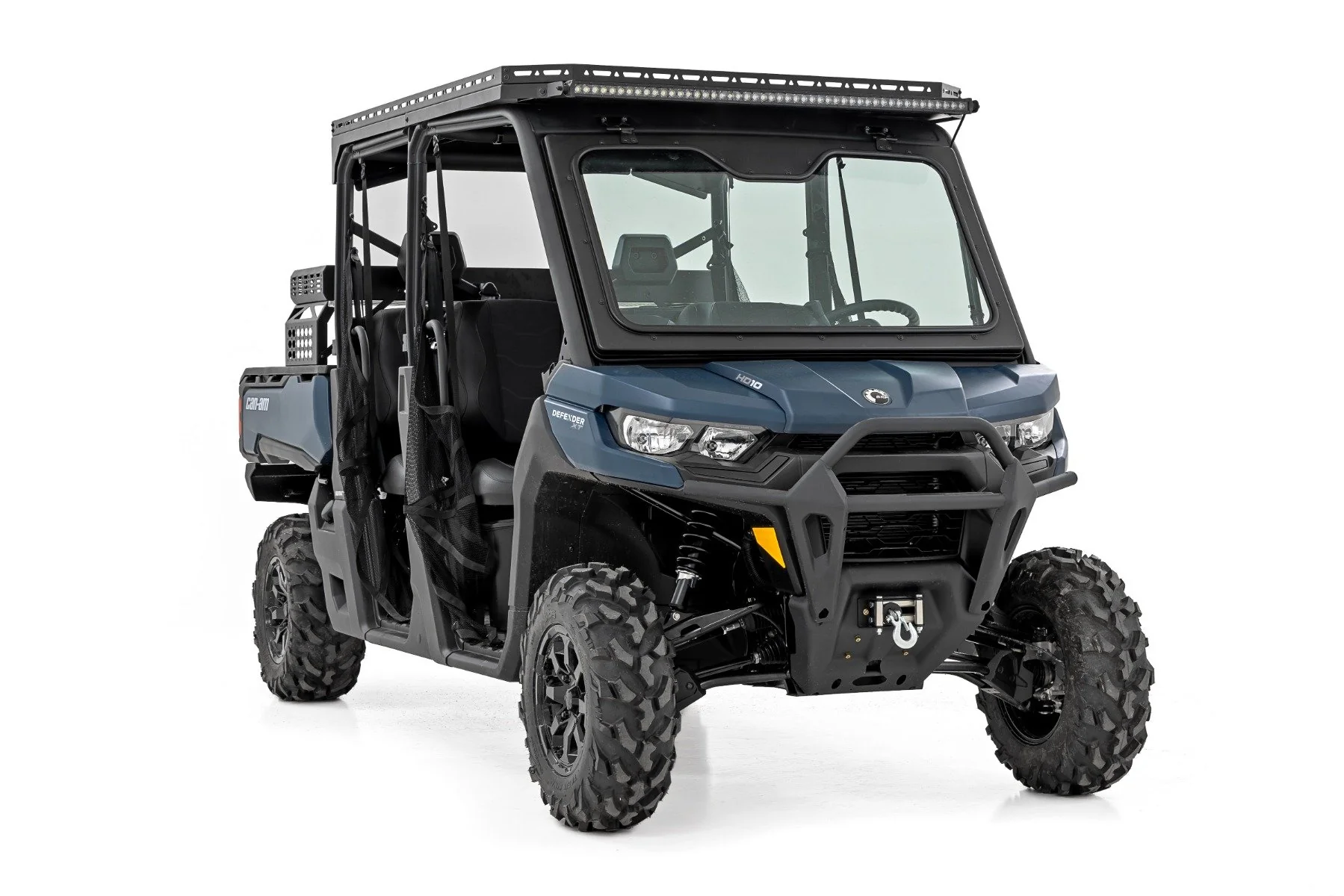 Rough Country LED Light | Deck Roof | 50" Blk Single Row | Can-Am Defender MAX HD10 97096 - Image 4