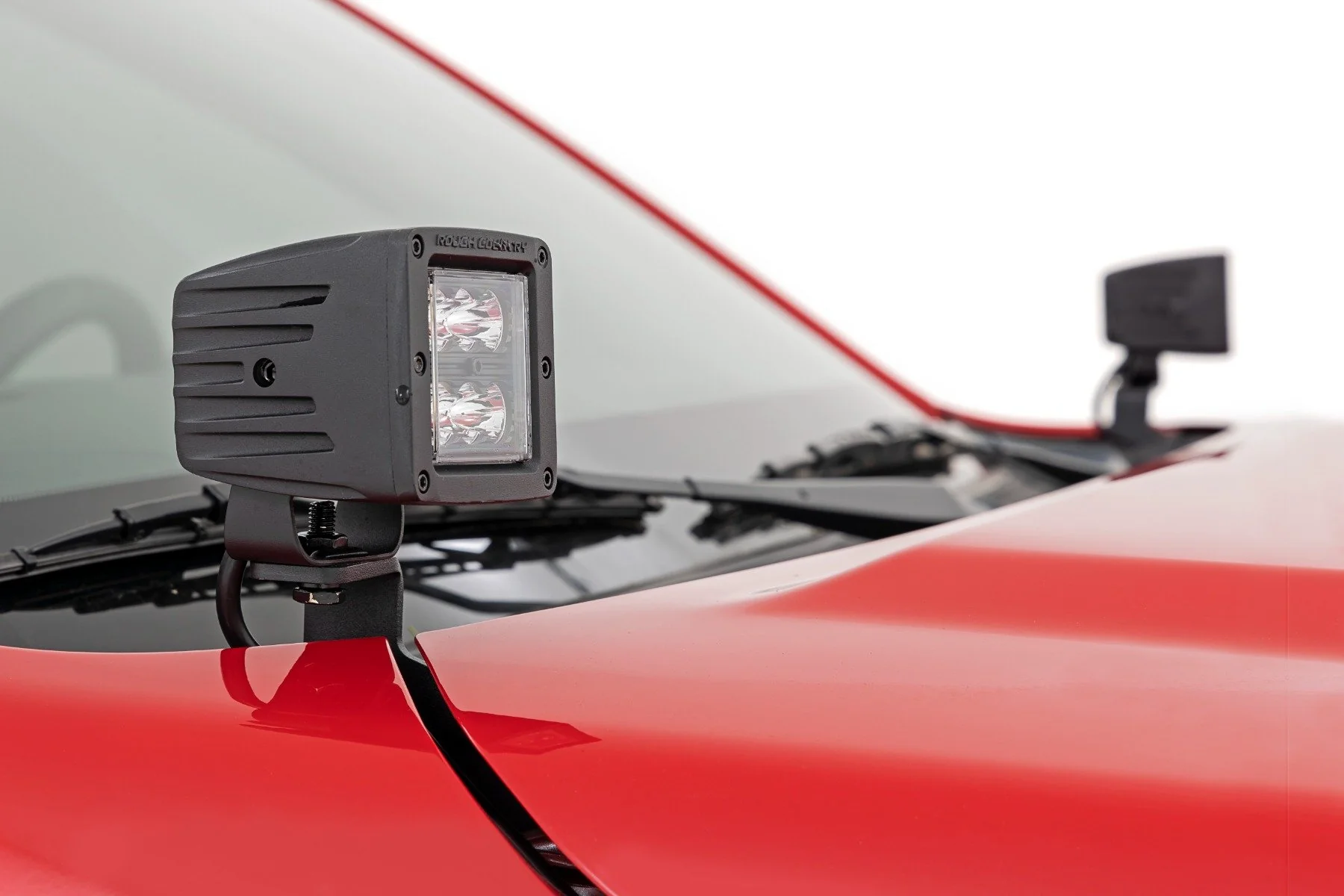 Rough Country LED Light Ditch Mount 2" Black Pair Flood Nissan Frontier 2022 71065 - Image 3