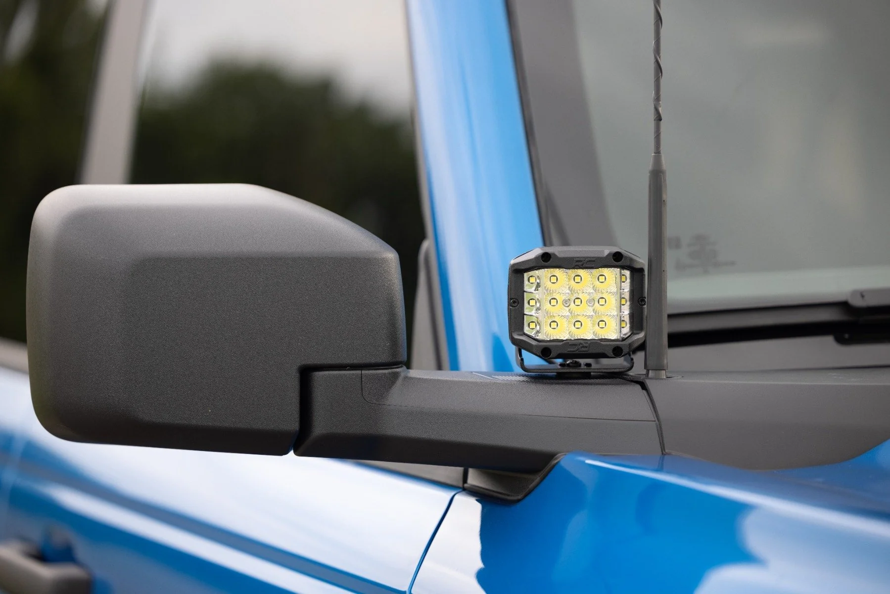 Rough Country LED Light Ditch Mount 2" Chrome Pair Wide Ford Bronco 2021 71050 - Image 6