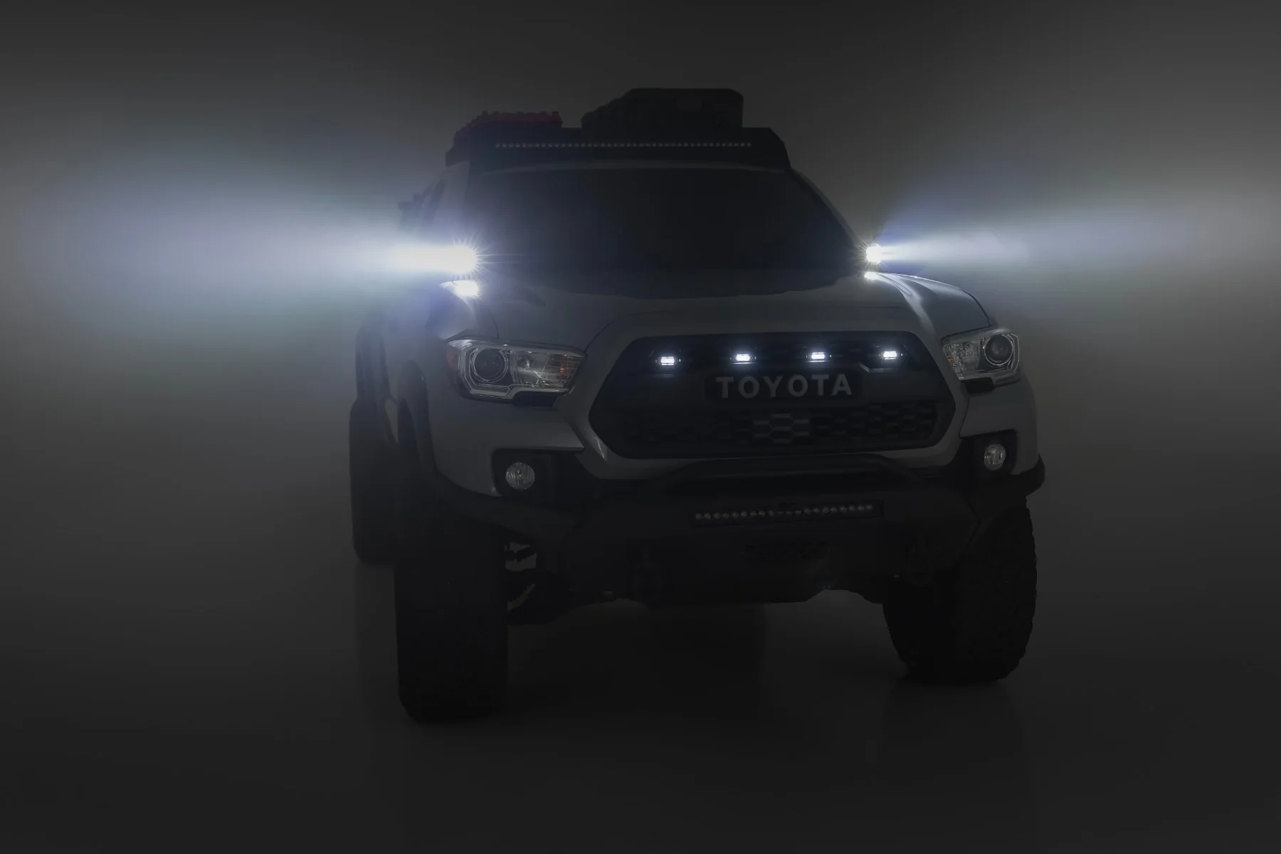 Rough Country LED Light Ditch Mount 3" OSRAM Wide Toyota Tacoma 16-23 71084 - Image 5