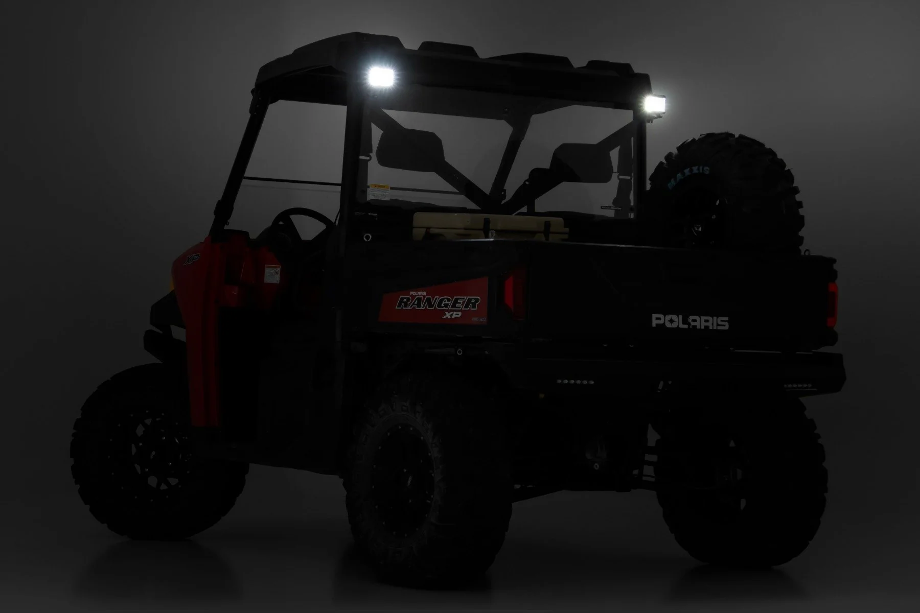 Rough Country LED Light Polaris Ranger 13-21 work light 2" Black Flood Pair 93145 - Image 6