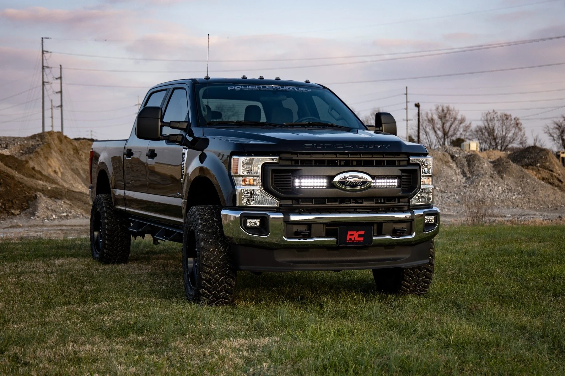 Rough Country LED Light Grille Mount 10" Black Ford Super Duty (20-21) 70898 - Image 5