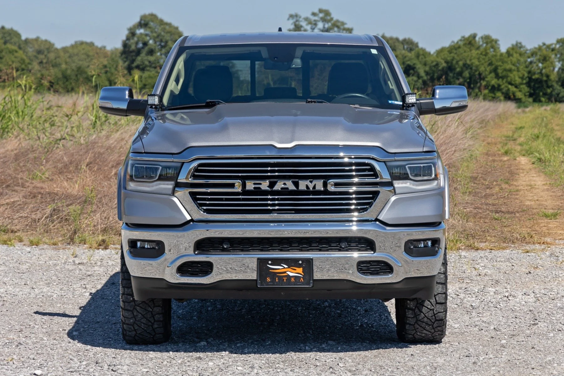 Rough Country LED Light Kit Ditch Mount 2" Black Pair Flood Ram 1500 19-24 82291 - Image 5