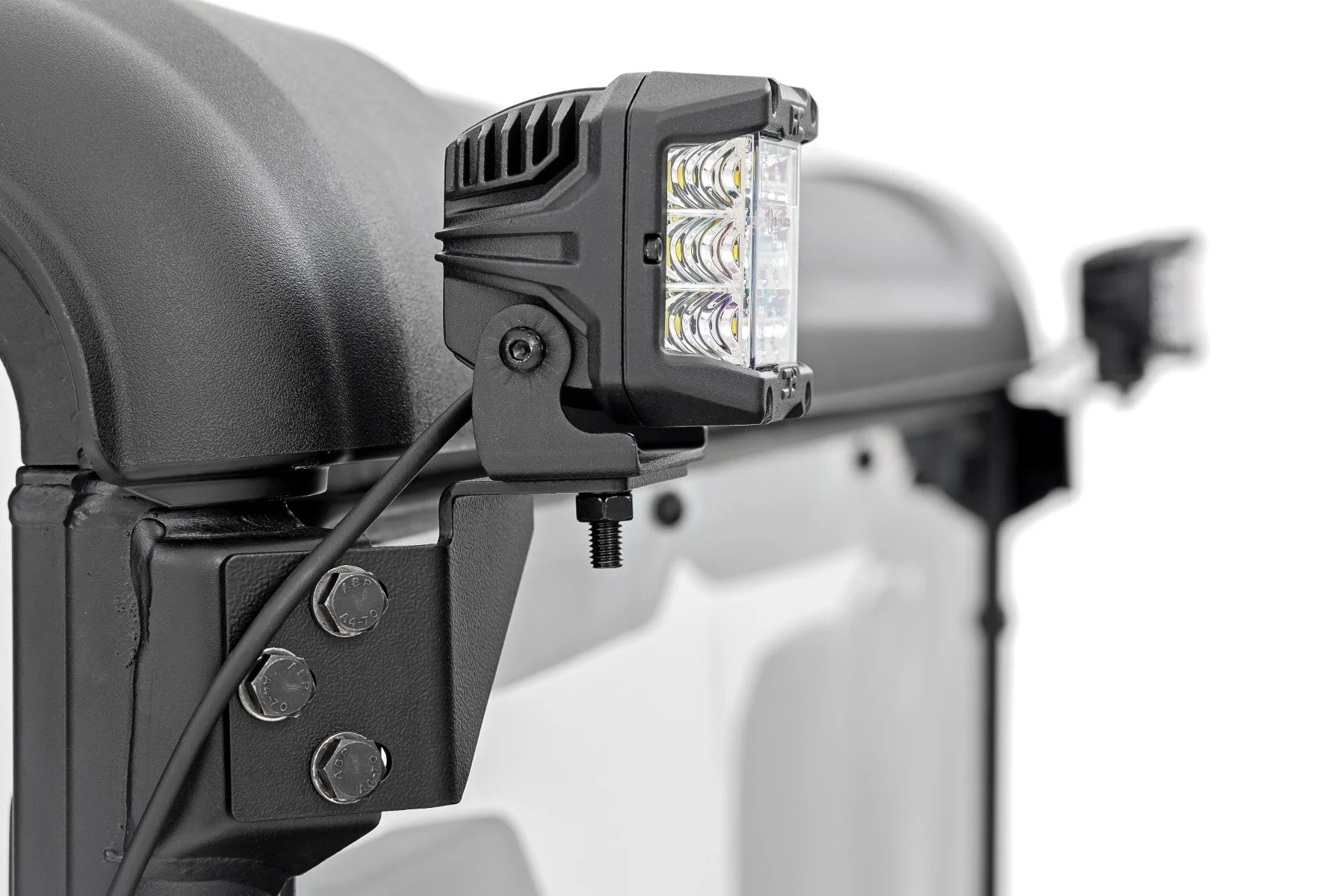 Rough Country LED Light Kit Rear Mount 2" Black Pair CFMOTO UFORCE U10 1000 PRO 96124 - Image 4