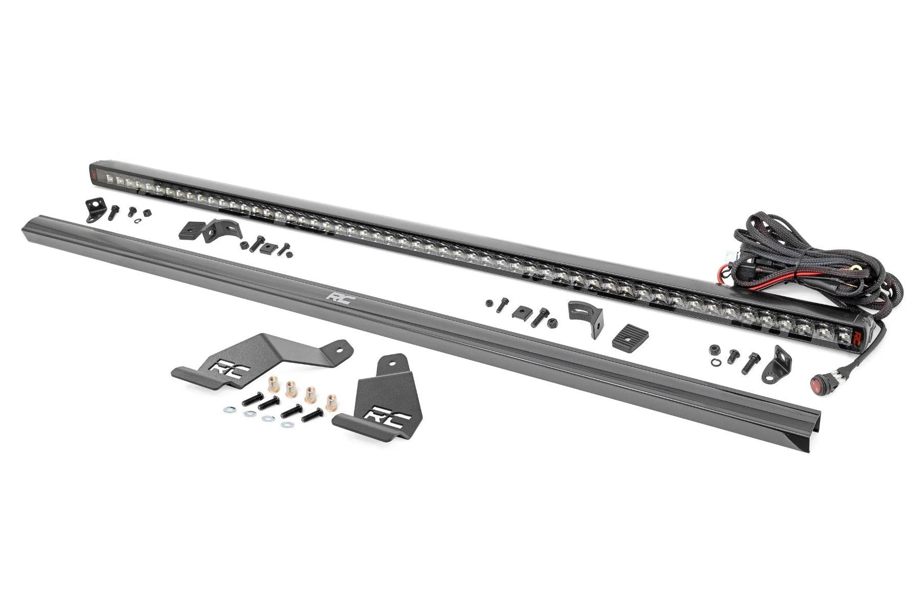 Rough Country LED Light Mount | 50" Spectrum Series Single Row | CFMOTO UFORCE U10 Pro 71214