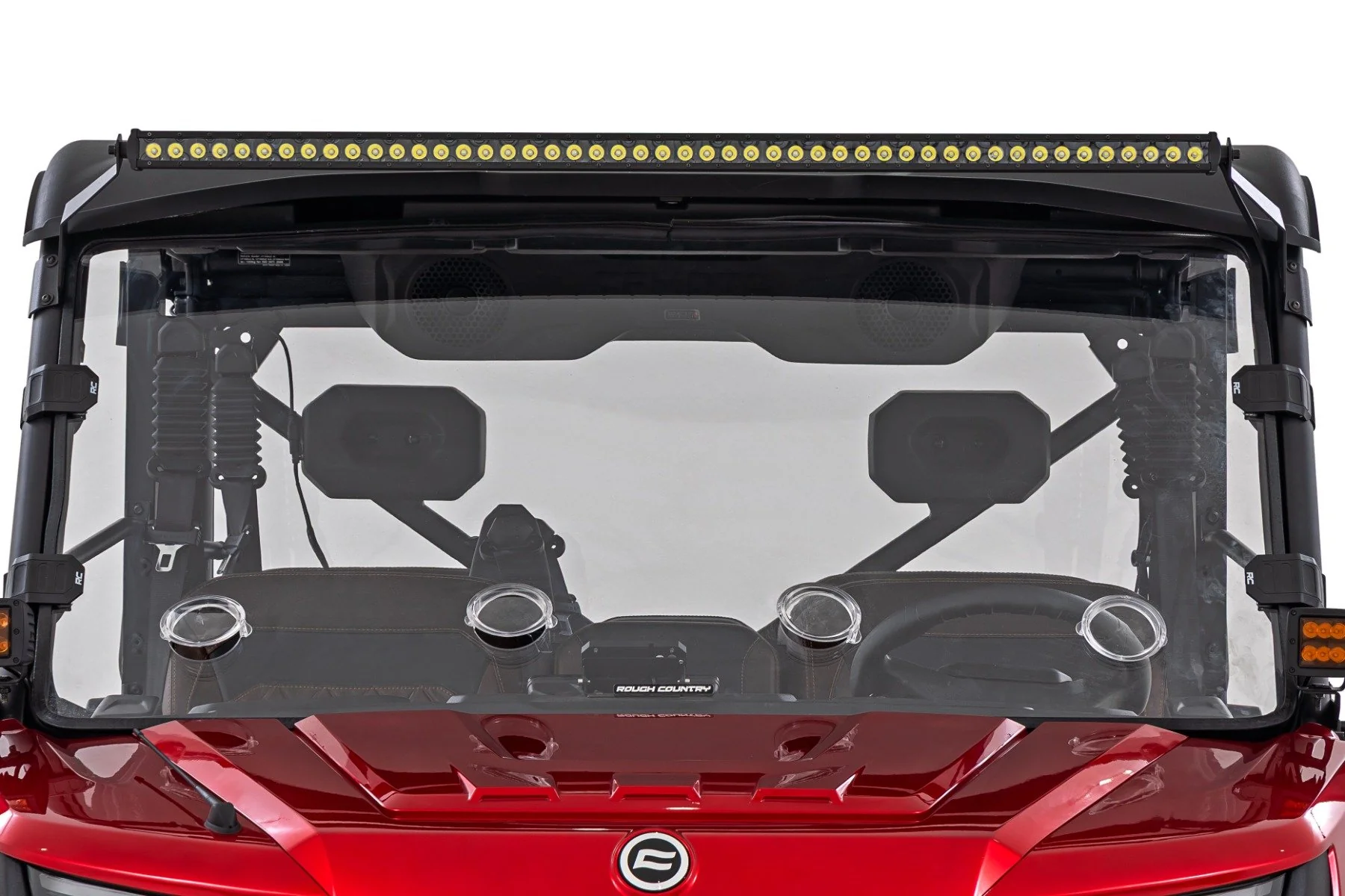 Rough Country LED Light Mount | 50" Spectrum Series Single Row | CFMOTO UFORCE U10 Pro 71214 - Image 5