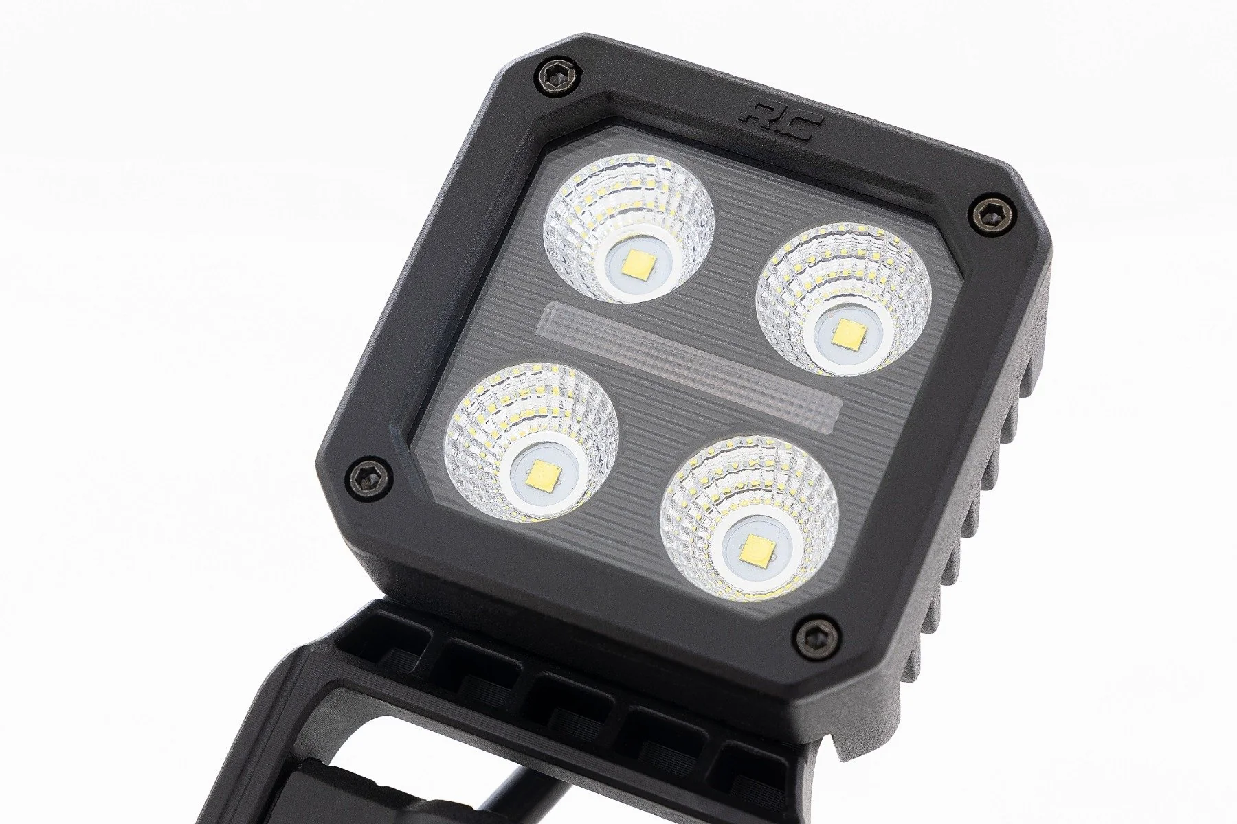 Rough Country LED Light Pair 2 Inch Square Flood Swivel Mount 70802 - Image 6