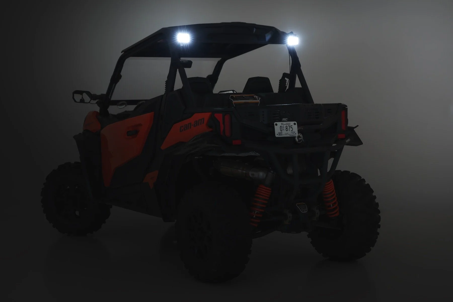 Rough Country LED Light Rear Mount 2" Black Pair Flood Can-Am Maverick Sport 97082 - Image 5