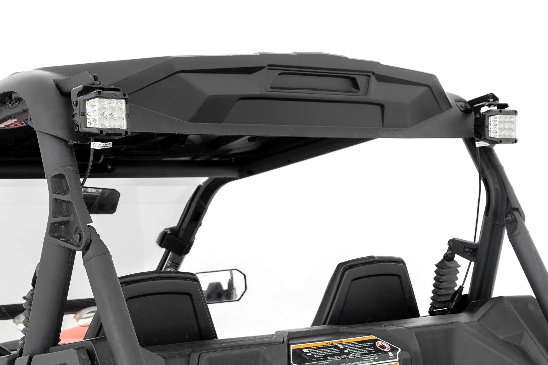 Rough Country LED Light Rear Mount 2" Black Pair Spot Can-Am Maverick Sport 97081 - Image 2