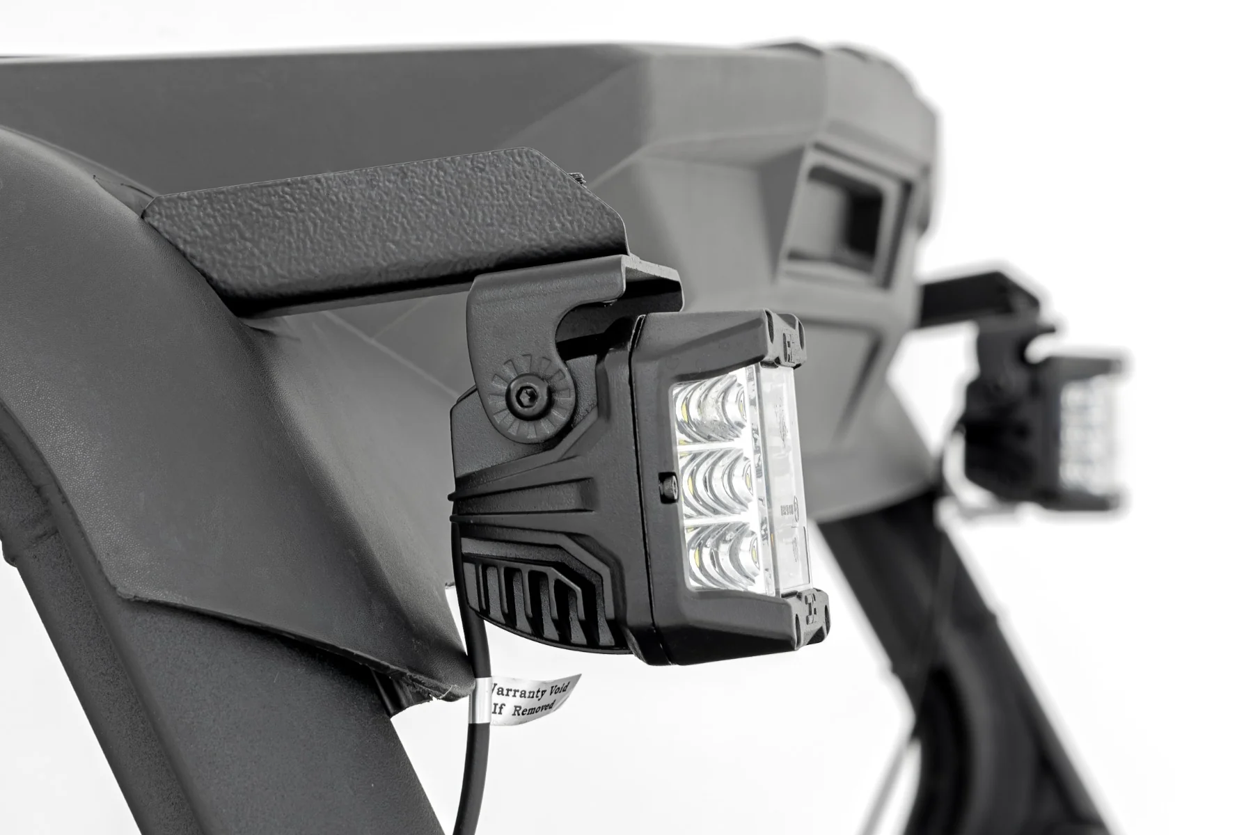 Rough Country LED Light Rear Mount 2" Black Pair Spot Can-Am Maverick Sport 97081 - Image 3