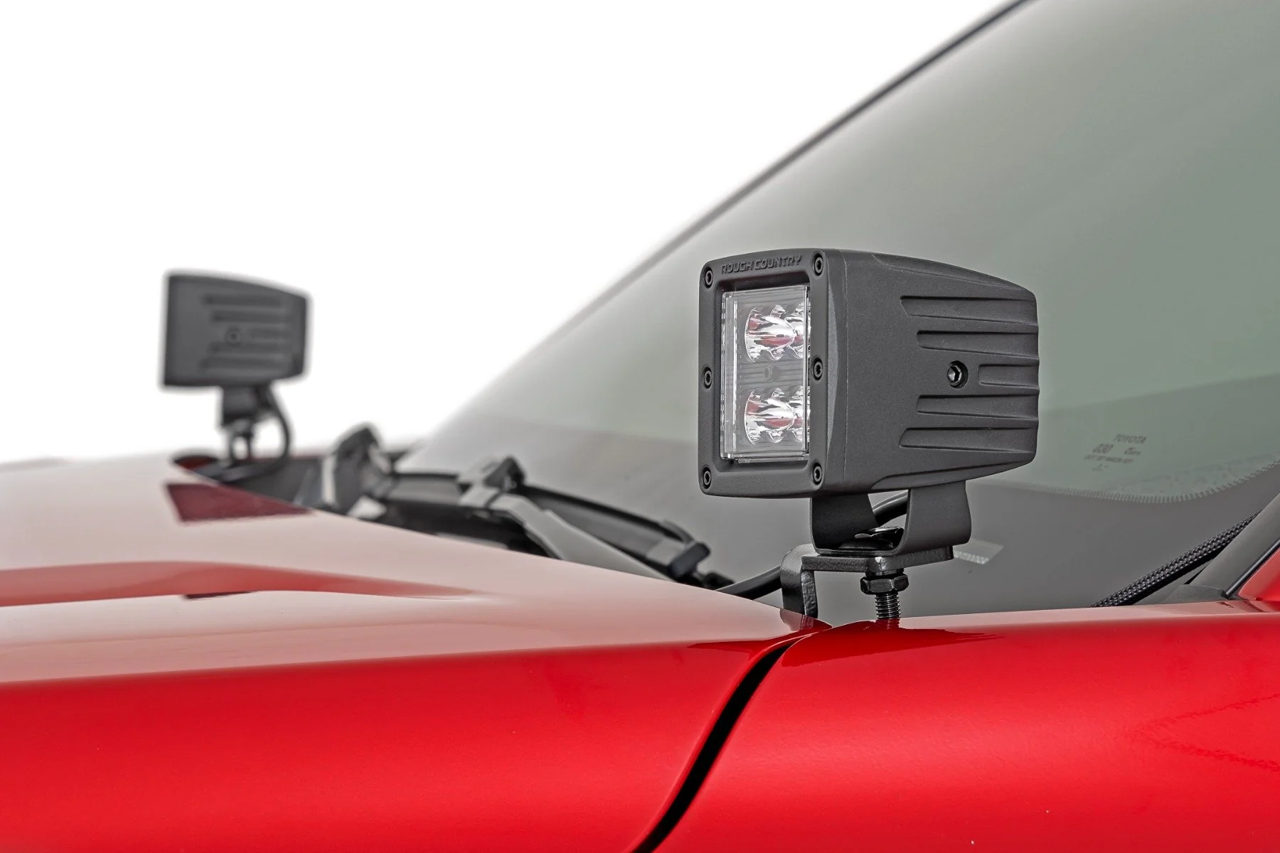 Rough Country LED Lights Ditch Mount 2" Black Pair Spot Toyota Tacoma 2024 72101 - Image 3
