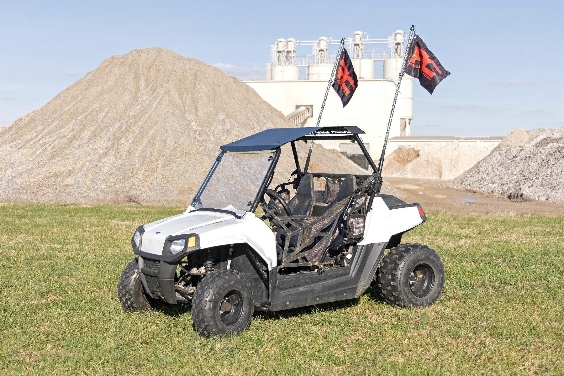 Rough Country LED Whip Light Bed Mount Kit Polaris 12-20 RZR 170 EFI 93086 - Image 2