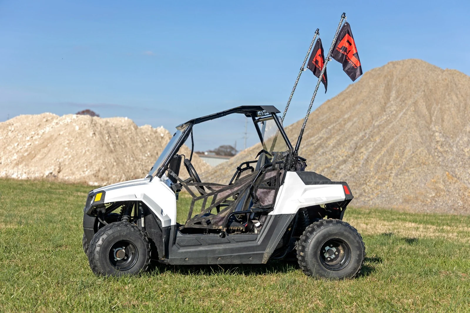 Rough Country LED Whip Light Bed Mount Kit w/Whip Polaris 12-20 RZR 170 EFI 93087 - Image 4