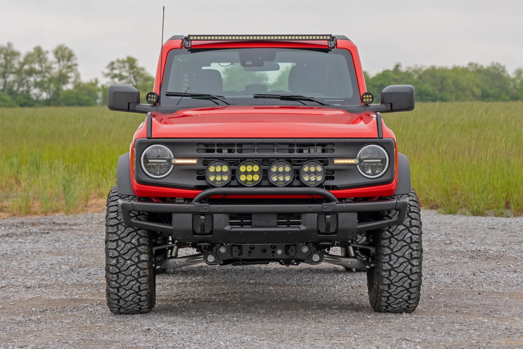 Rough Country Light Bar Mount OE Modular Steel Ford Bronco 4WD 21-24 51135 - Image 6