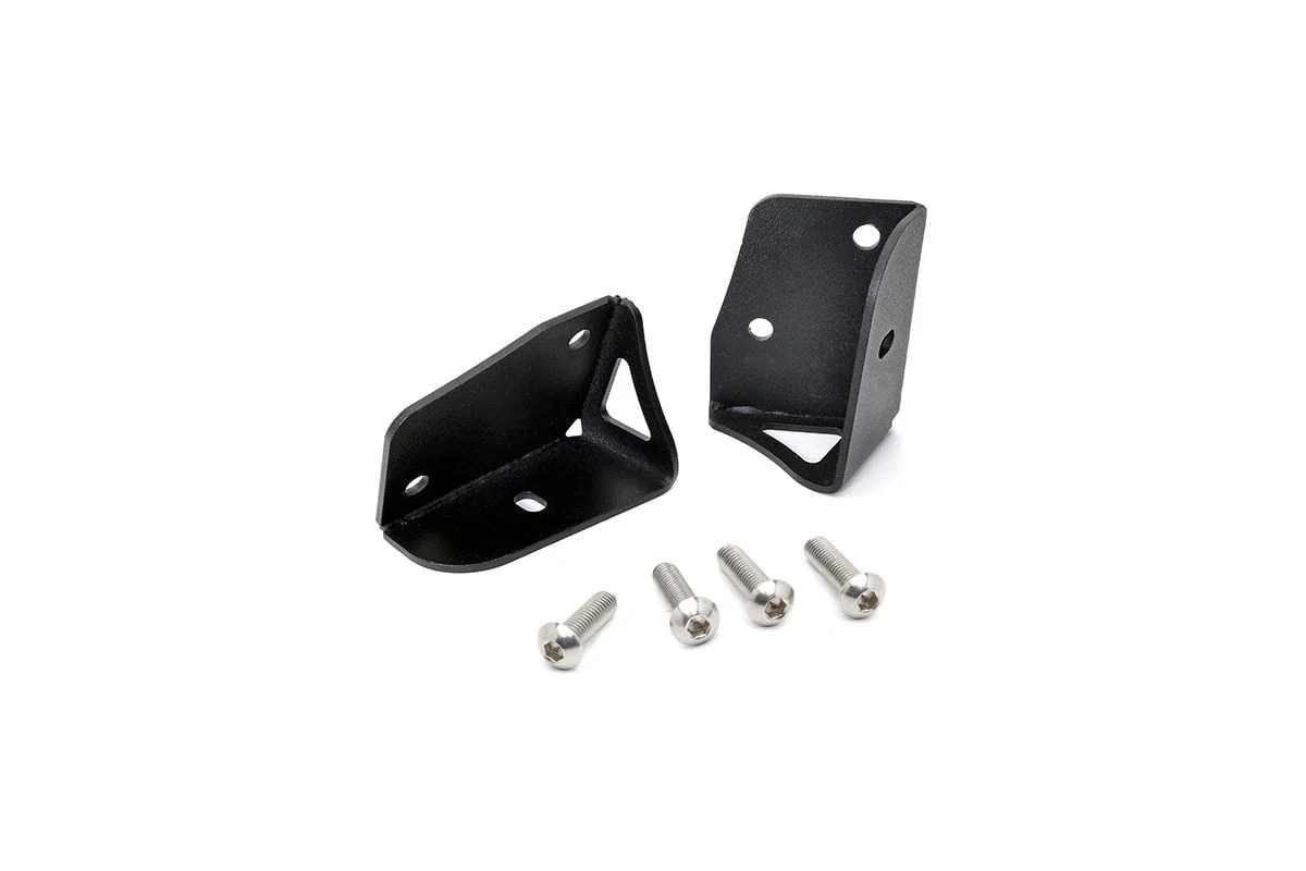 Rough Country Light Mounts | Lower Windshield | for Jeep Wrangler TJ (97-06)/Wrangler Unlimited (04-06) 6003 - Image 2