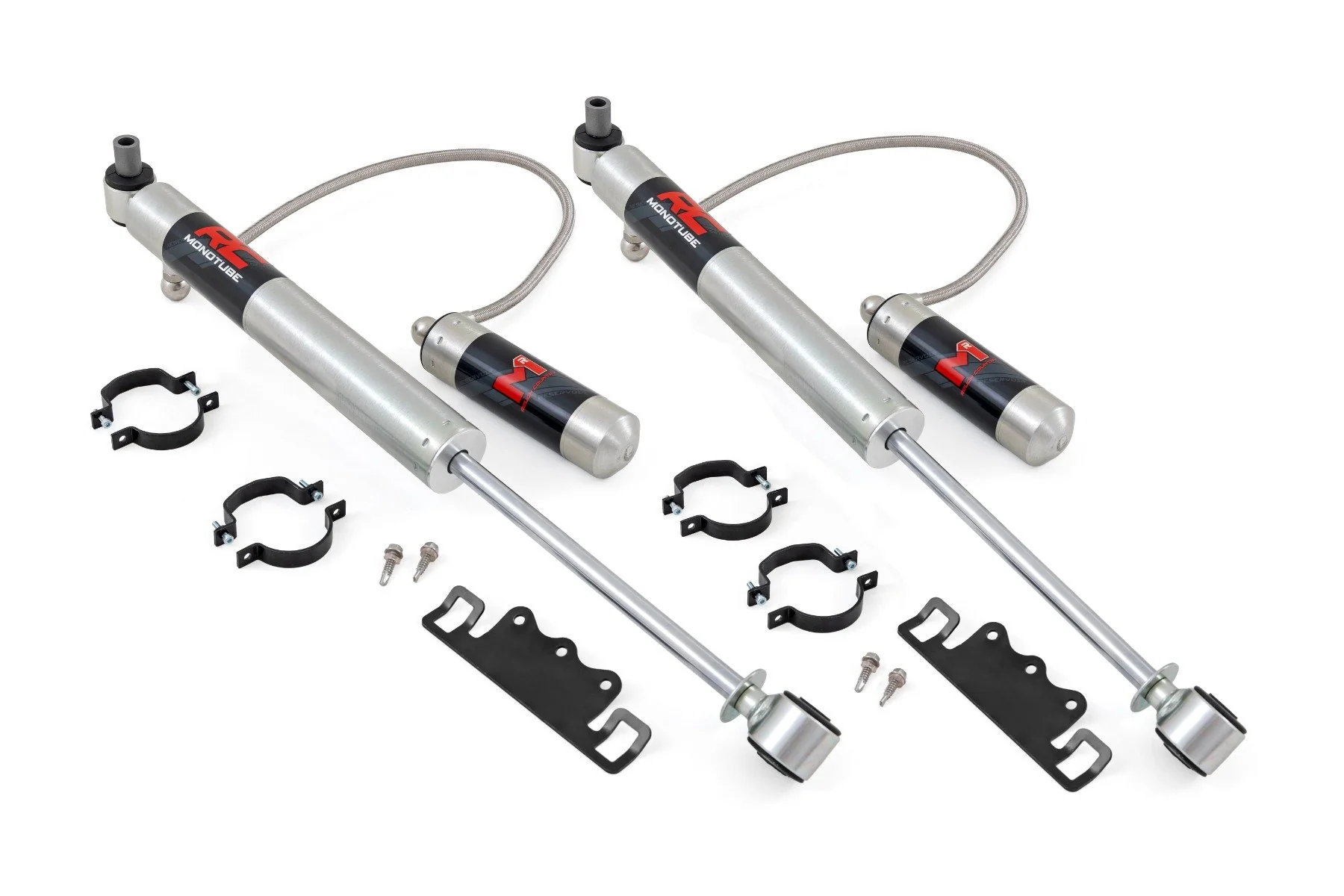 Rough Country M1R Monotube Front Shocks | 0-2.5" | for Jeep Gladiator JT 4WD (2020-2025) 770808RES_B