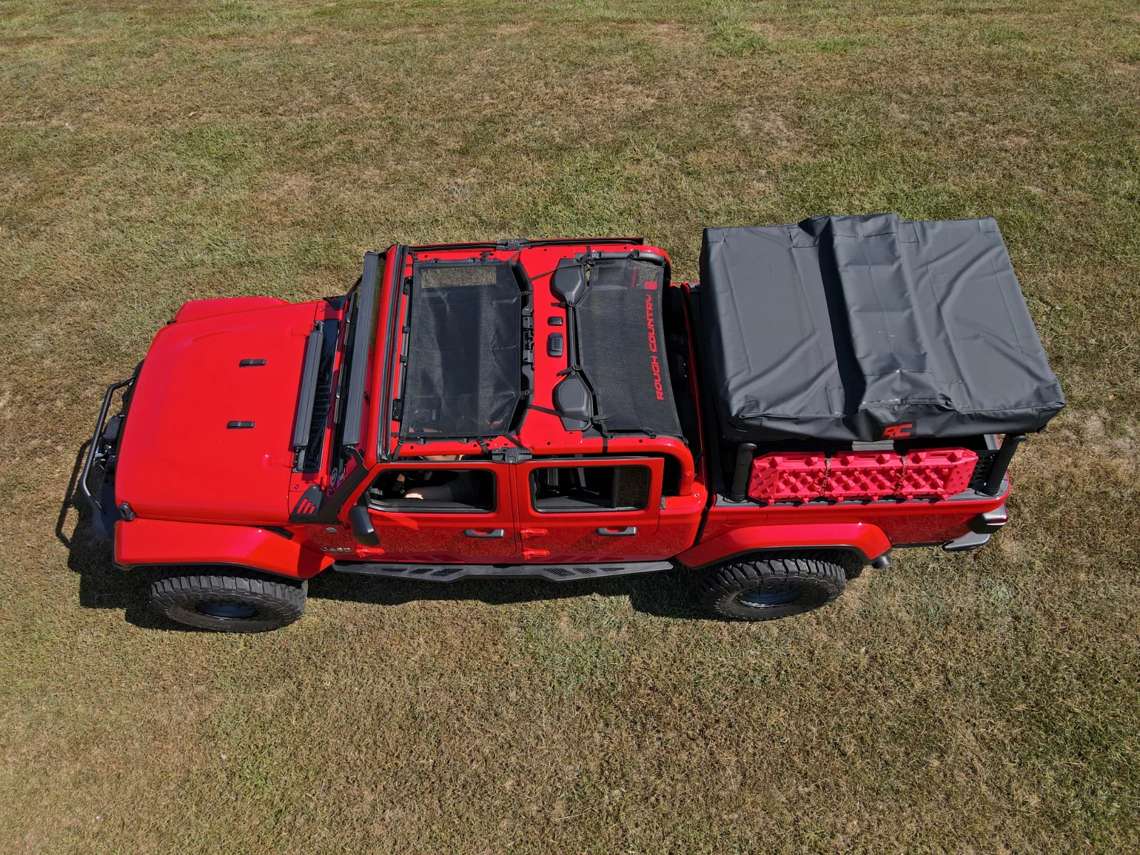 Rough Country Mesh Bikini Top Plus Black Jeep Gladiator JT 4WD 20-23 85118 - Image 5