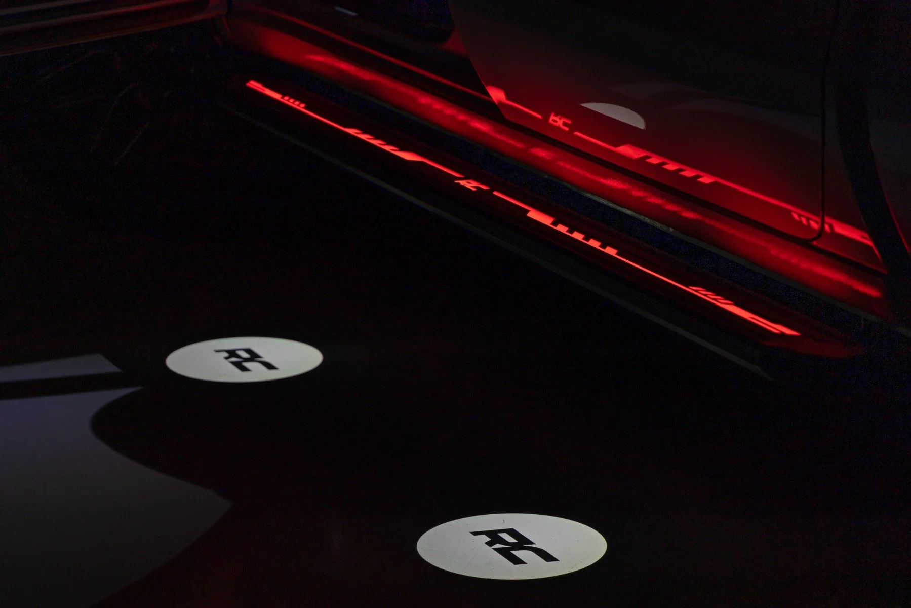 Rough Country Multi-Color LED Running Boards | 4-Door | for Ford Bronco 21-25 55008