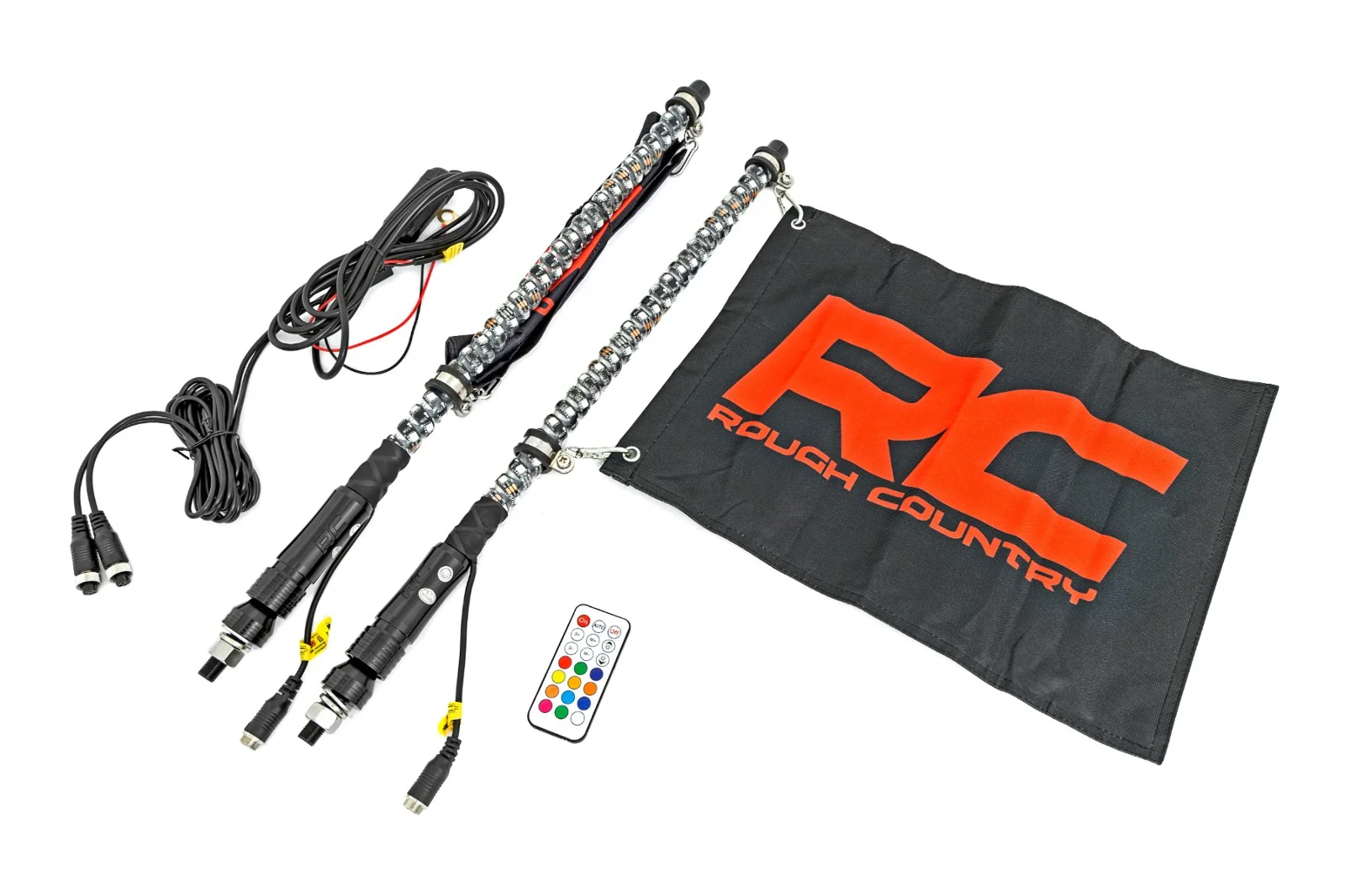 Rough Country Multi-Function UTV LED Whip Lights 2FT Remote Control 93002 - Image 3