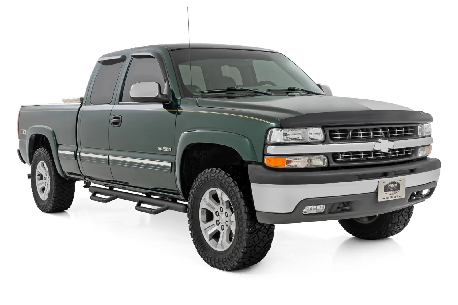 Rough Country Nerf Steps | Cab Length | Chevy/GMC 1500 99-06 & Classic C9989QCB - Image 2