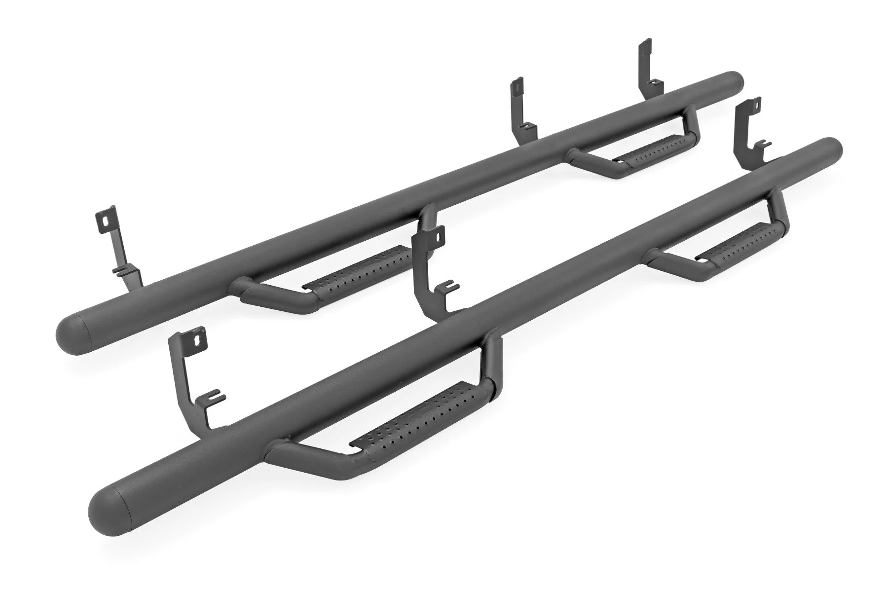Rough Country Nerf Steps Cab Length Crew Cab Chevy/GMC 1500/2500HD/3500HD 19-24 RCC1980CCB - Image 4