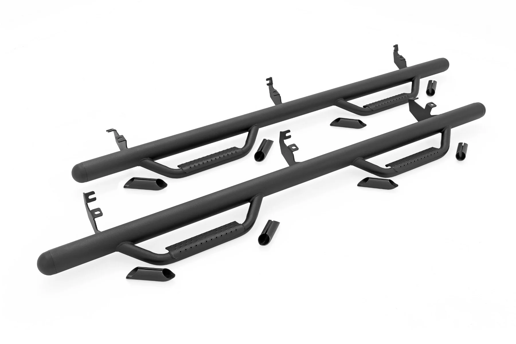 Rough Country Nerf Steps | Cab Length | Crew Cab | for Ford Ranger 2WD/4WD (2019-2025) RCF1981CCB - Image 3
