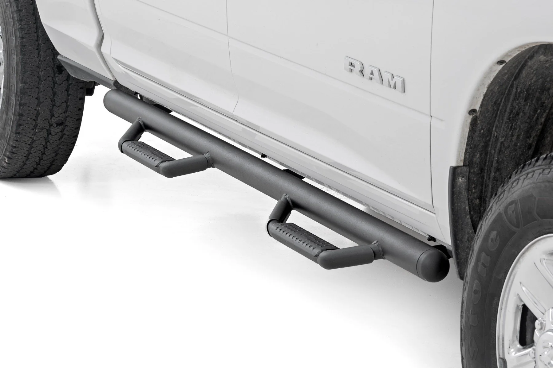 Rough Country Nerf Steps Cab Length Crew Cab SRW Ram 1500/2500/3500 RCD2080CCB
