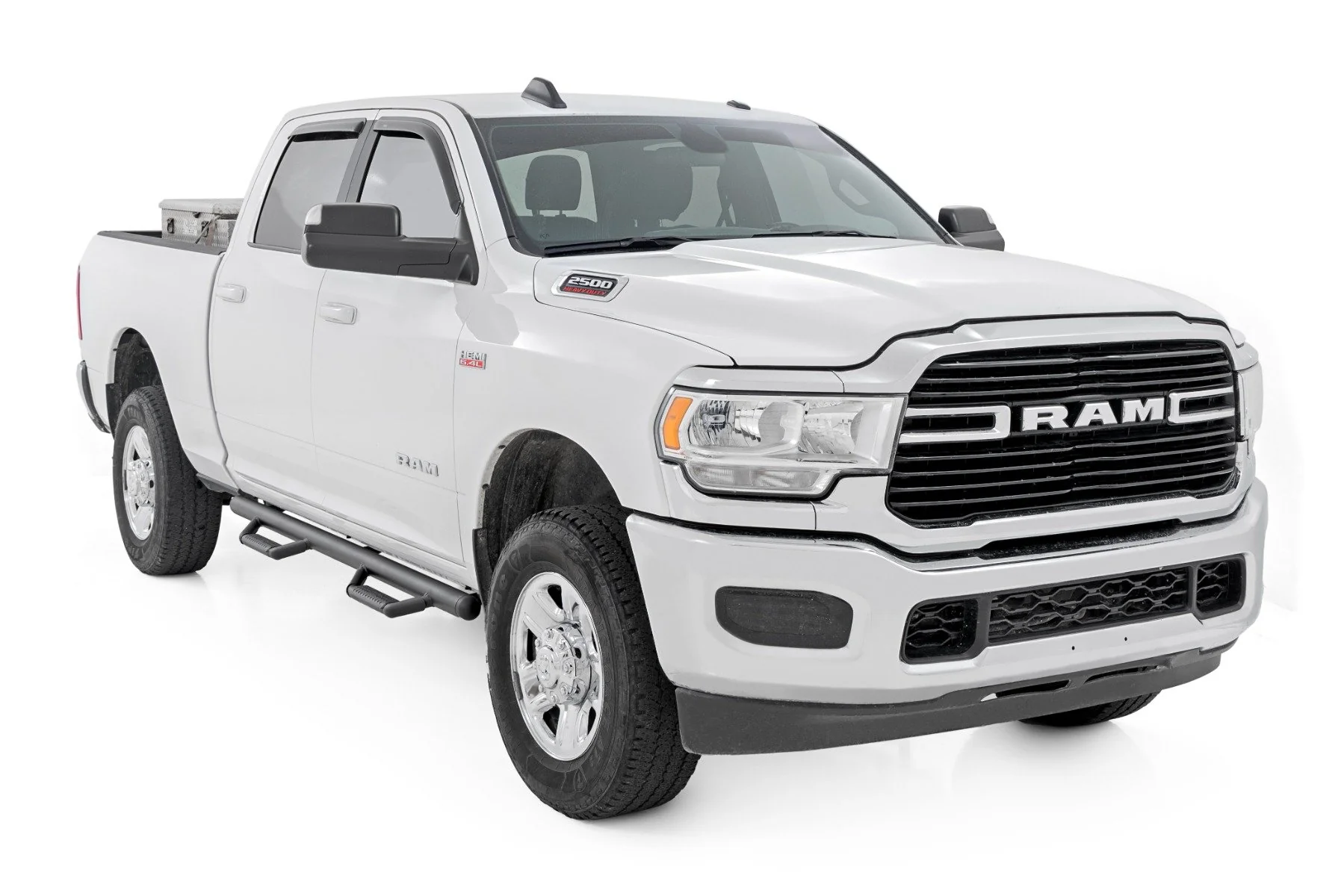 Rough Country Nerf Steps Cab Length Crew Cab SRW Ram 1500/2500/3500 RCD2080CCB - Image 2