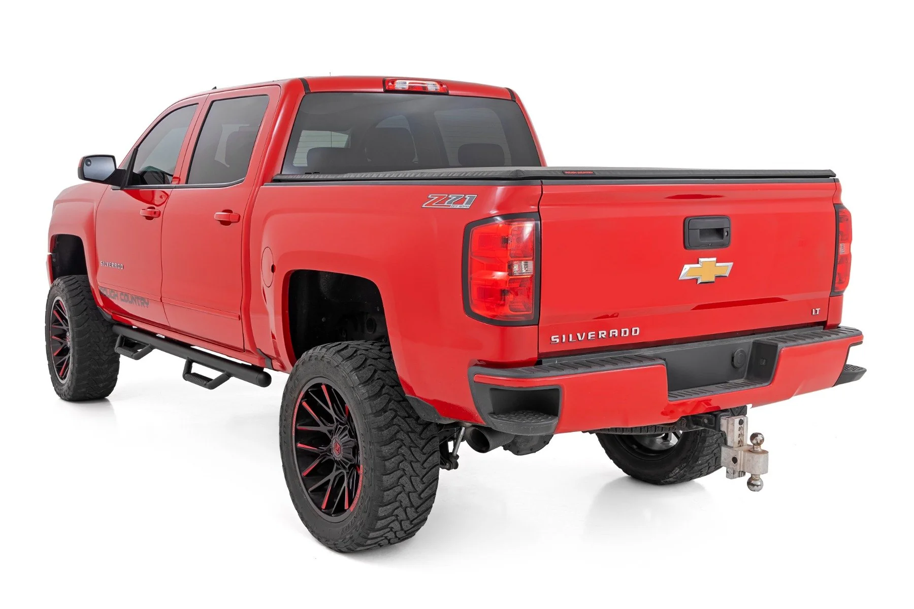 Rough Country Nerf Steps | Cab Length | Extended Cab | 6'7" Bed | Chevy/GMC 1500 (14-18 & Classic) RCC1489QCB - Image 5