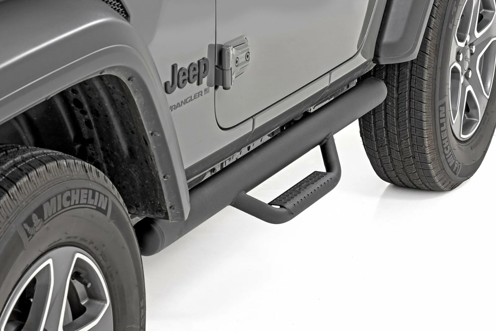 Rough Country Nerf Steps | Full Length | 2 Door | for Jeep Wrangler JL 4WD 18-25 J1846B - Image 3
