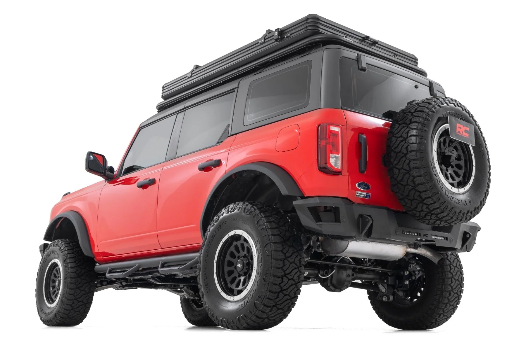 Rough Country Nerf Steps | Wheel to Wheel | 4 Door | for Ford Bronco 4WD (2021-2025) RCF21584F - Image 3